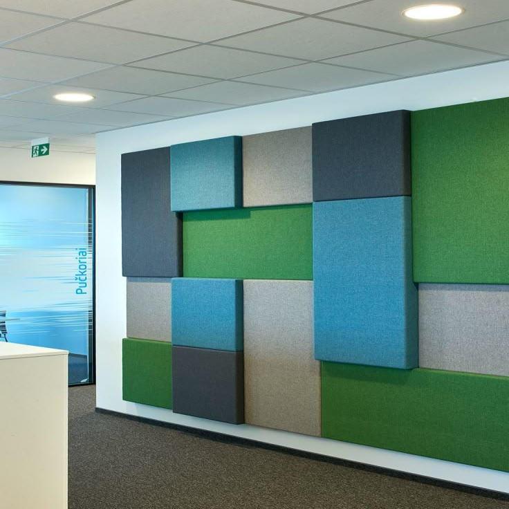 Acoustic office panels